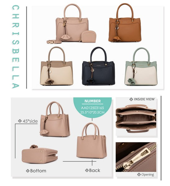 Handtasche mit Portemonnaie & Strap