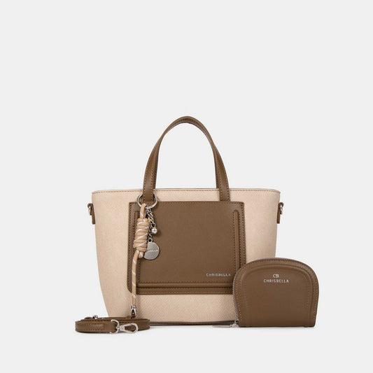 Handtasche mit Portemonnaie & Strap