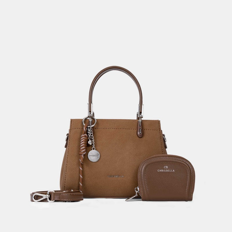 Handtasche mit Portemonnaie & Strap
